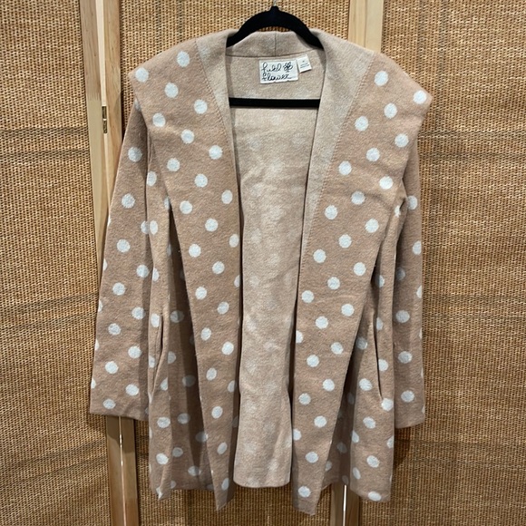 Field Flower sweater coat- size medium